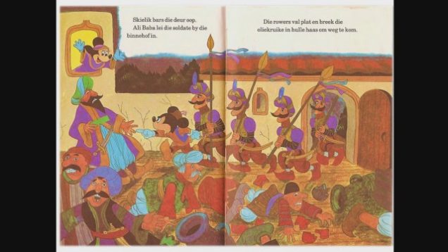ALI BABA EN DIE 40 ROWERS – Tannie Richelle lees Afrikaanse kinderstories.