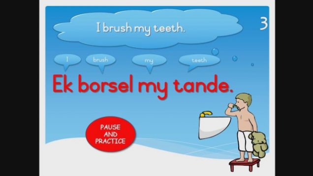 ESCS EDUFRIENDS – Phase 2 Book 4 (Higiëne / Hygiene) Teaching English Learners to Read Afrikaans