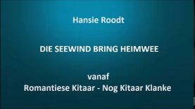 Hansie Roodt – Die seewind bring heimwee