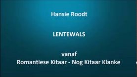 Hansie Roodt – Lentewals