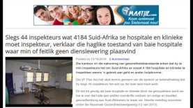 SAUK Nuus Hooftrekke vir Woensdag 16 Oktober 2019