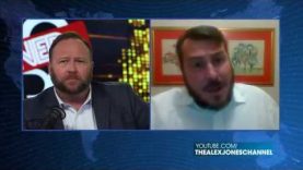 Simon Roche with Alex Jones