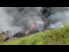 Trok vat vlam na ongeluk op N3