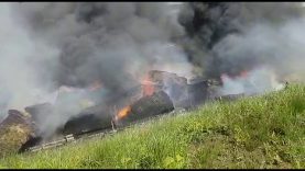 Trok vat vlam na ongeluk op N3