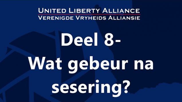 Die VVA na sesering – Deel 8