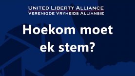 Hoekom moet jy elektronies gaan stem?