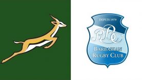 Rugby International – Springboks vs French Barbarians 23 November 1996