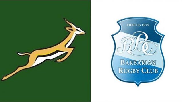 Rugby International – Springboks vs French Barbarians 23 November 1996