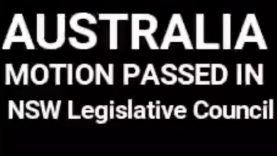 Aankondiging tov Australië NSW Parlement