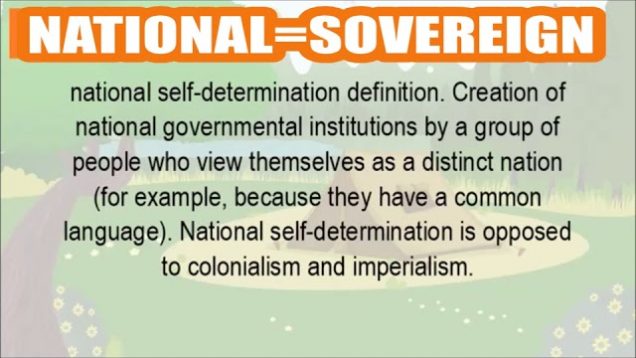 National Self-Determination