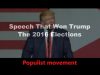Populism Awakening – the Good Guys plan