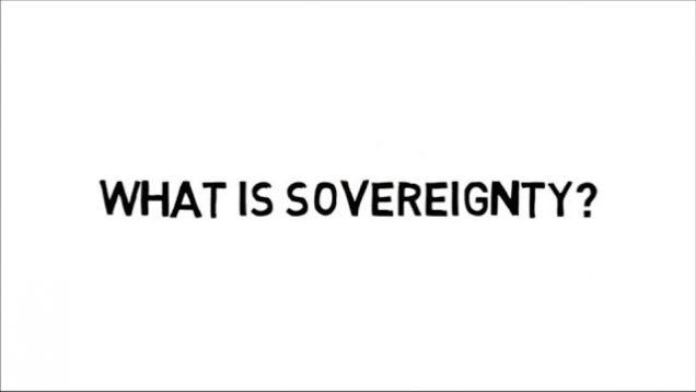 What is sovereign self-determination?