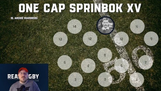 My One Cap Springbok XV