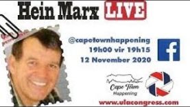Hein Marx onderhoud op Cape Town Happening