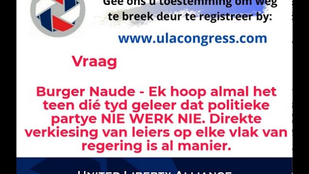 Hein Marx Q&A question 132 – Secession | South Africa