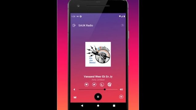 SAUK Radio het ‘n Android Toep (APP)! (IOS binnekort). Luister na lekker Afrikaanse musiek Heeldag!