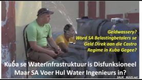 Kuba Val Uitmekaar Maar SA Voer Kubaanse Ingenieurs in? Moet SA Die 120 Ingenieurs na Kuba Stuur?