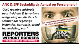 Verslaggewers Sonder Grense (RSF) Beskuldig EFF & ANC-bewind vir Verhoogde Sensuur en Outoritarisme!