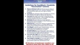 Insist on Informed Consent at roadblocks