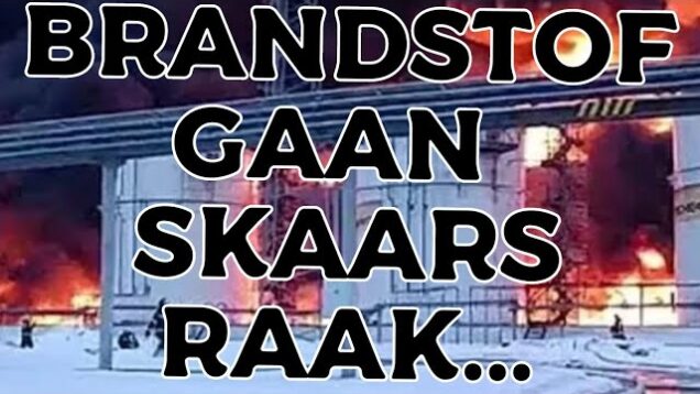 Brandstof gaan skaars raak…