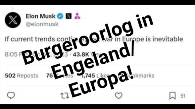 Burgeroorlog in Engeland/Europa