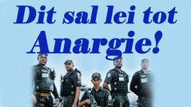 Dit sal lei tot Anargie!
