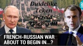 Duidelike teken Wêreld Oorlog III