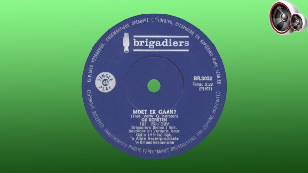 Gé Korsten – Moet ek gaan