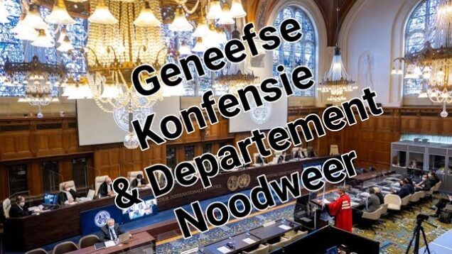Geneefse Konfensie & Departement Noodweer.