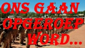 Ons gaan Opgeroep Word…