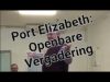Port Elizabeth:   Openbare Vergadering