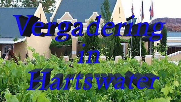 Vergadering in Hartswater