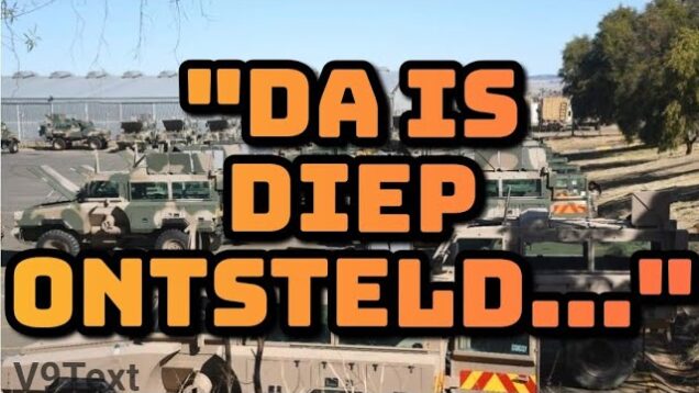 “DA is Diep Ontsteld”