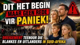 Dit het begin maar geen rede vir paniek!