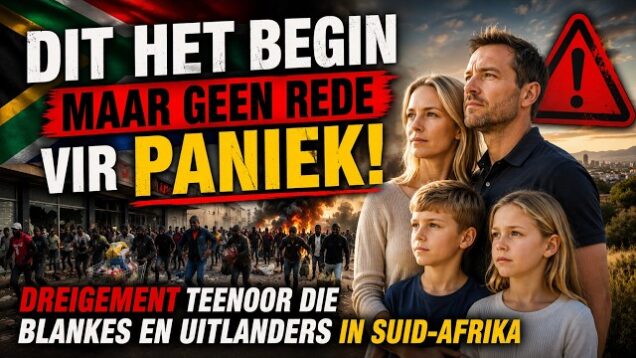 Dit het begin maar geen rede vir paniek!