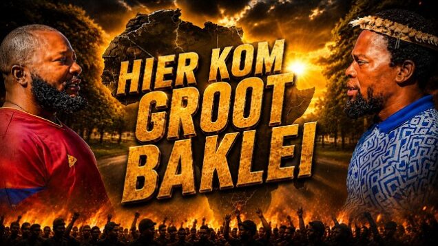 Hier kom groot baklei.