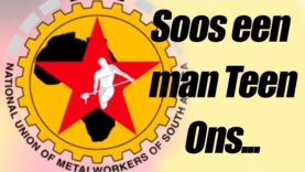 Soos een man teen ons…