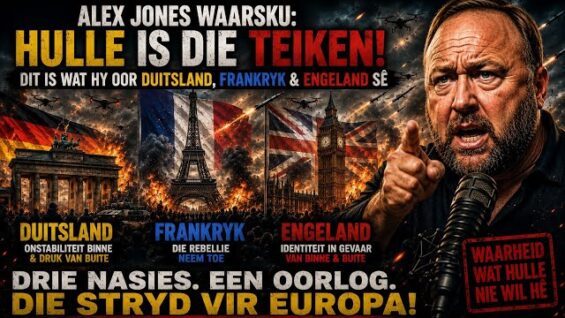 Alex Jones Waarsku: Hulle is die teiken!
