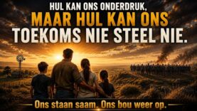 Hul kan ons onderdruk, maar hulle kan ons toekoms nie steel nie.