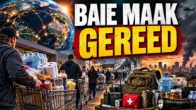 Baie maak gereed.