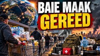 Baie maak gereed.