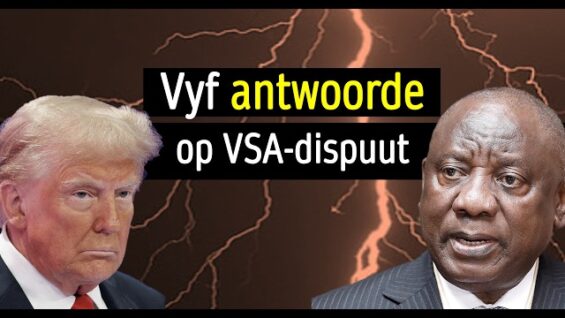 Solidariteit Beweging maak vyf antwoorde op die VSA se versoeke bekend