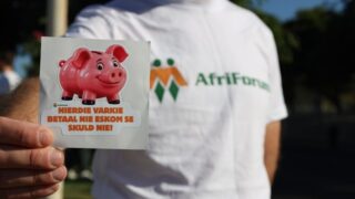 Kragverbruikers kan nie verder Eskom se spaarvarkie vul, sê AfriForum