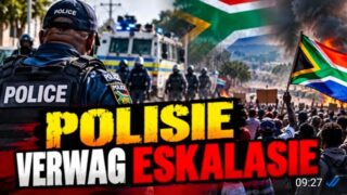 Polisie verwag eskalasie.